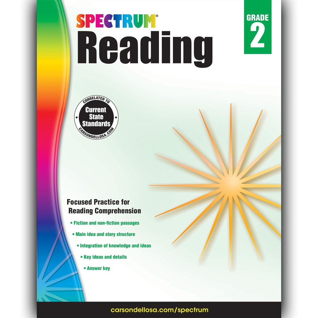 Spectrum Reading Workbook Grade 2 Paperback