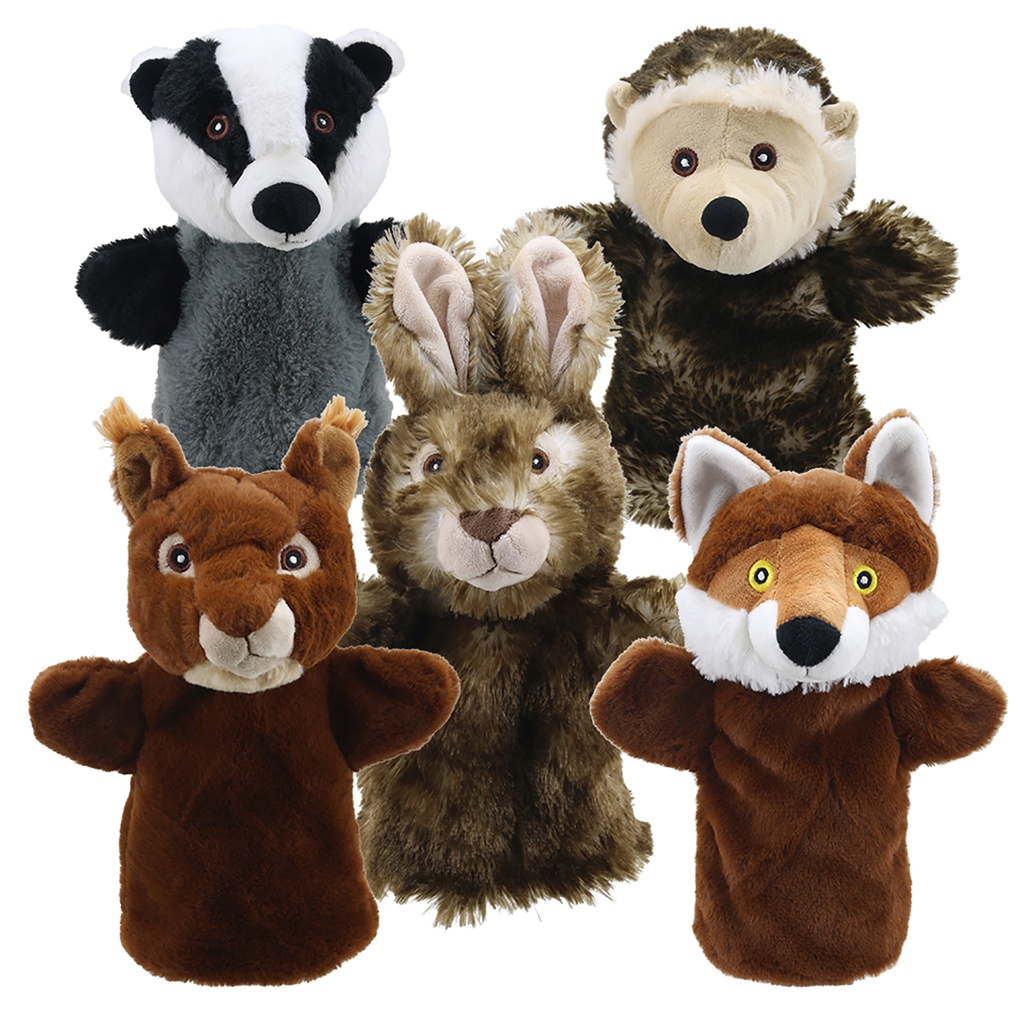 Woodland Animal Puppet Buddies Set of 5