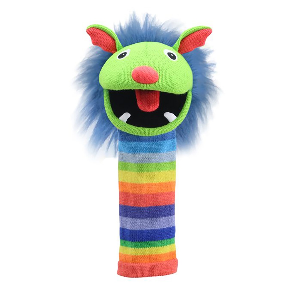 Rainbow Eco Knitted Puppet