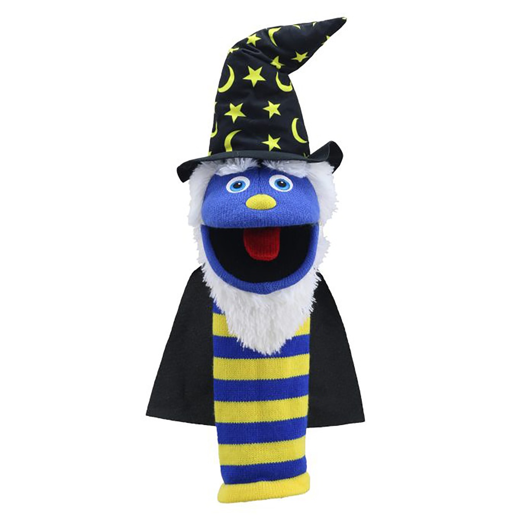 Wizard Eco Knitted Puppet