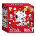 Peanuts Mini Shaped 12 Puzzle Set