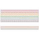 Crafty and Cool Rainbow Stitched Straight Border