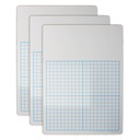 11" x 16" Graph 1/2" Dry Erase Boards 3ct