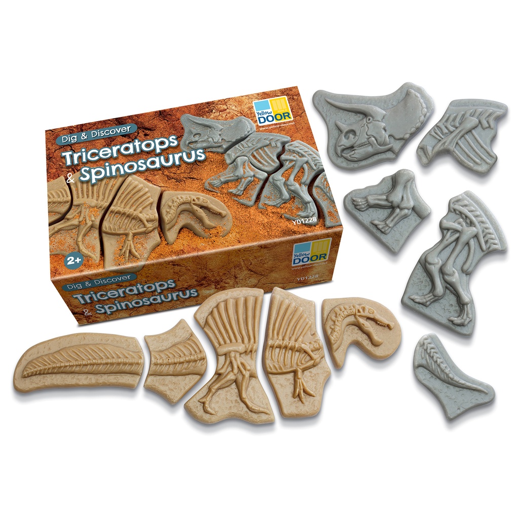 Triceratops & Spinosaurus Dig and Discover