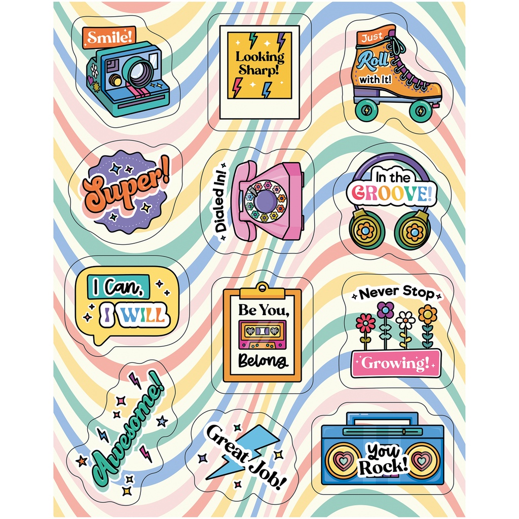 Happily Ever Elementary Retro Remix Motivators Motivational Stickers