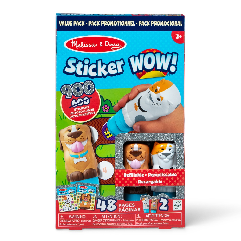 Sticker WOW! Pets Activity Pads & Sticker Stamper Value Pack