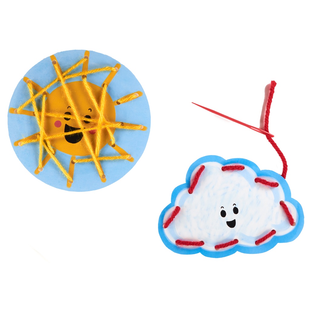 Take-Home Weather Lacing Cards