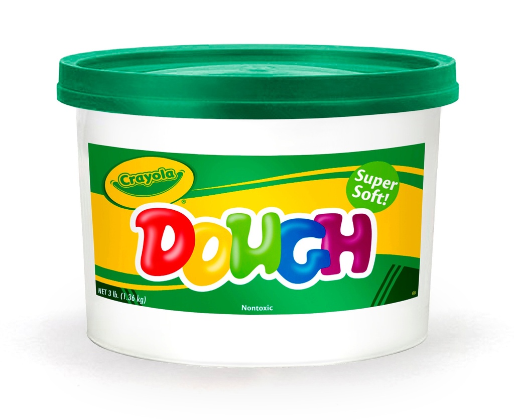 Green Crayola Dough 3lb Bucket