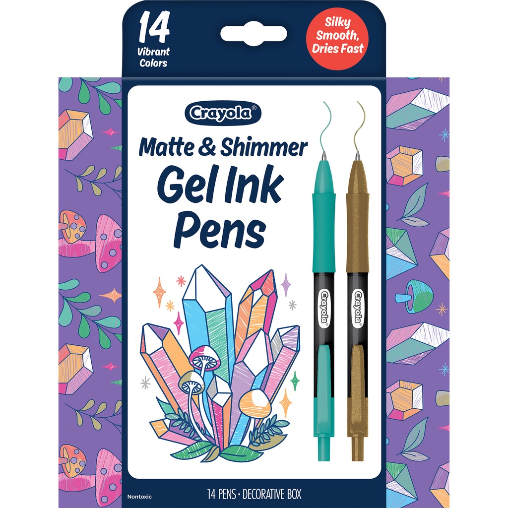 Matte & Shimmer Gel Ink Pens 14ct