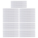 12" Plastic Ruler with Pencil Groove 36ct