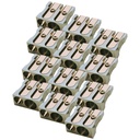 Metal Two Hole Pencil Sharpener 12ct