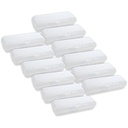 LUCENT 8" Clear Pencil Case Organizer Boxes 12ct