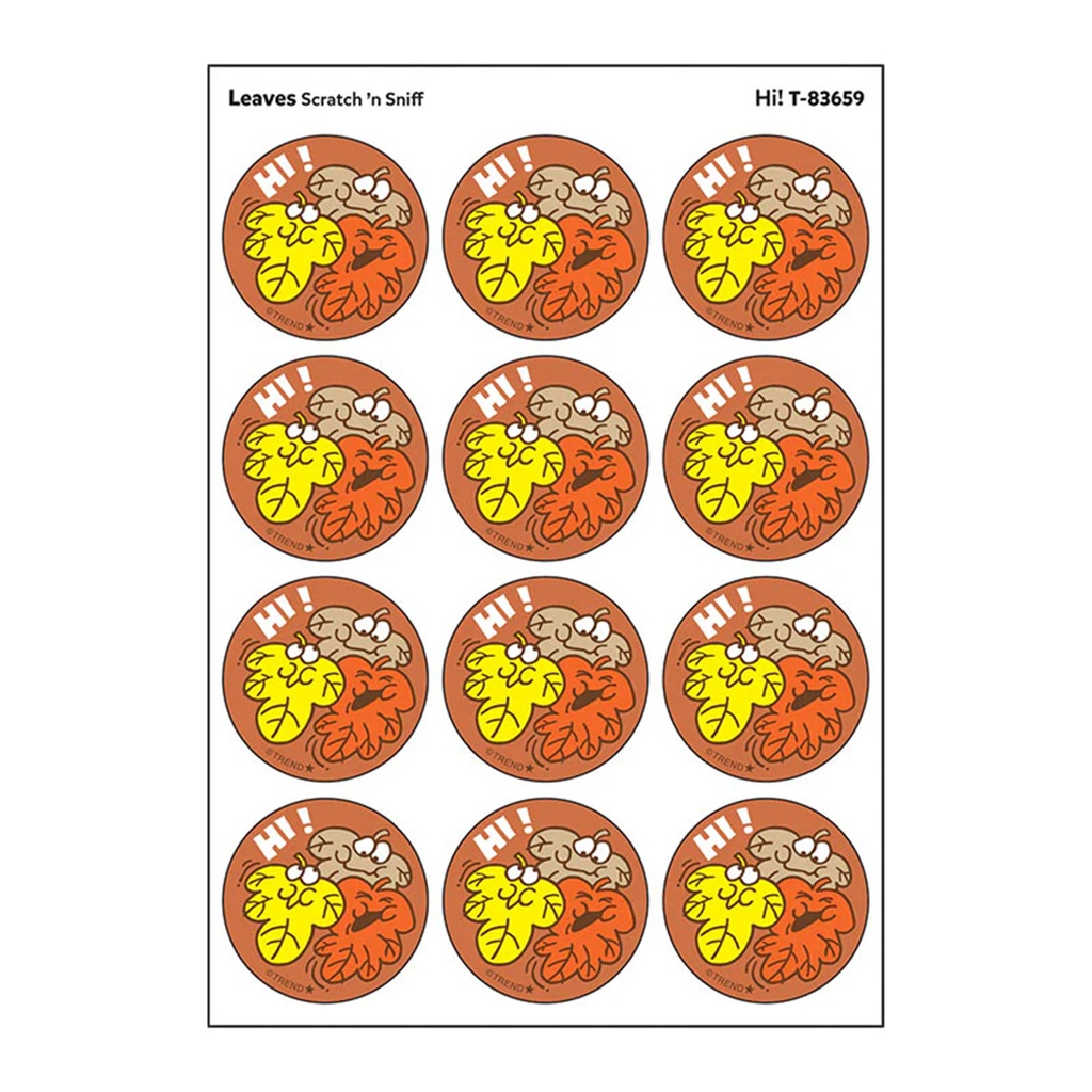Hi! Leaves Scent Stickers