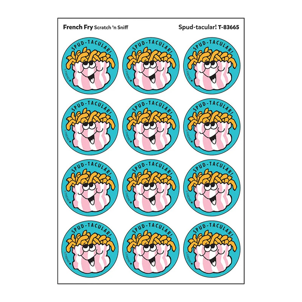 Spud-tacular! French Fry Scent Stickers