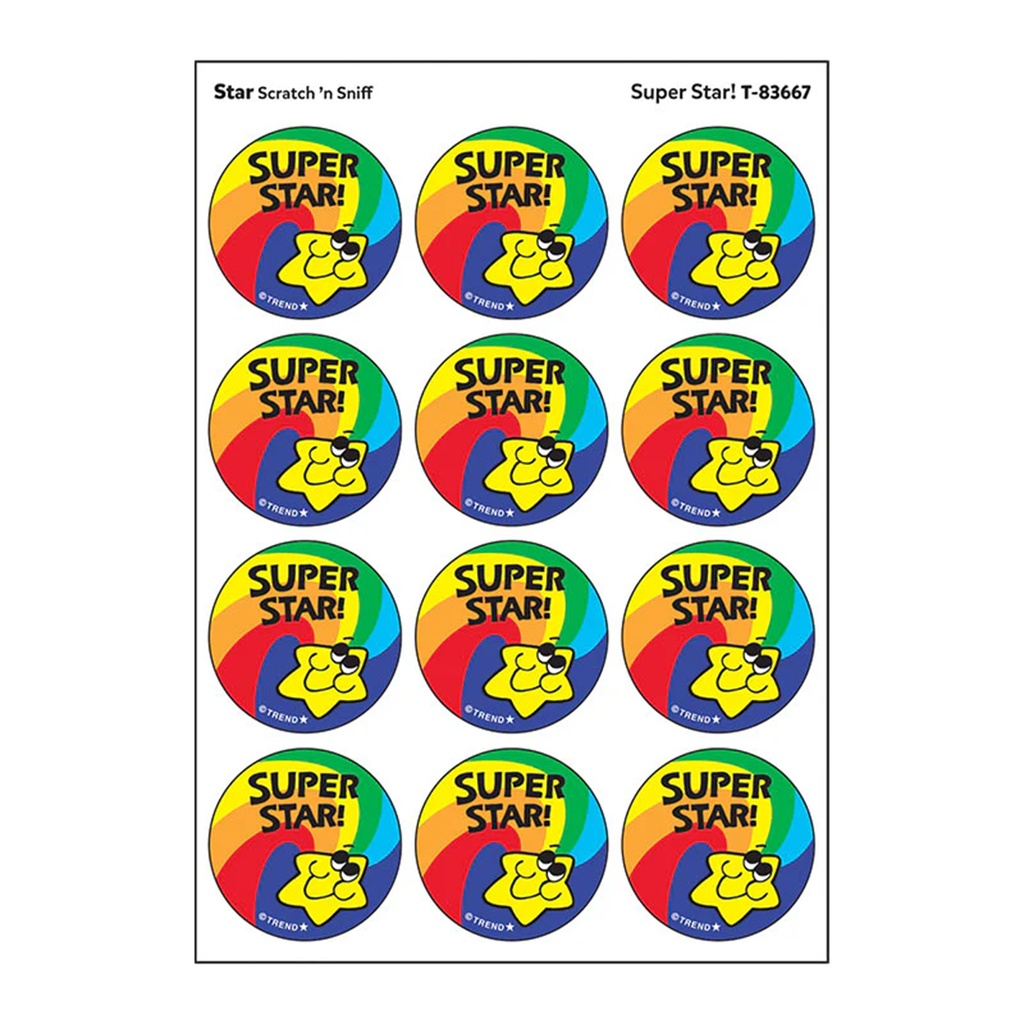 Super Star! Star Scent Stickers 
