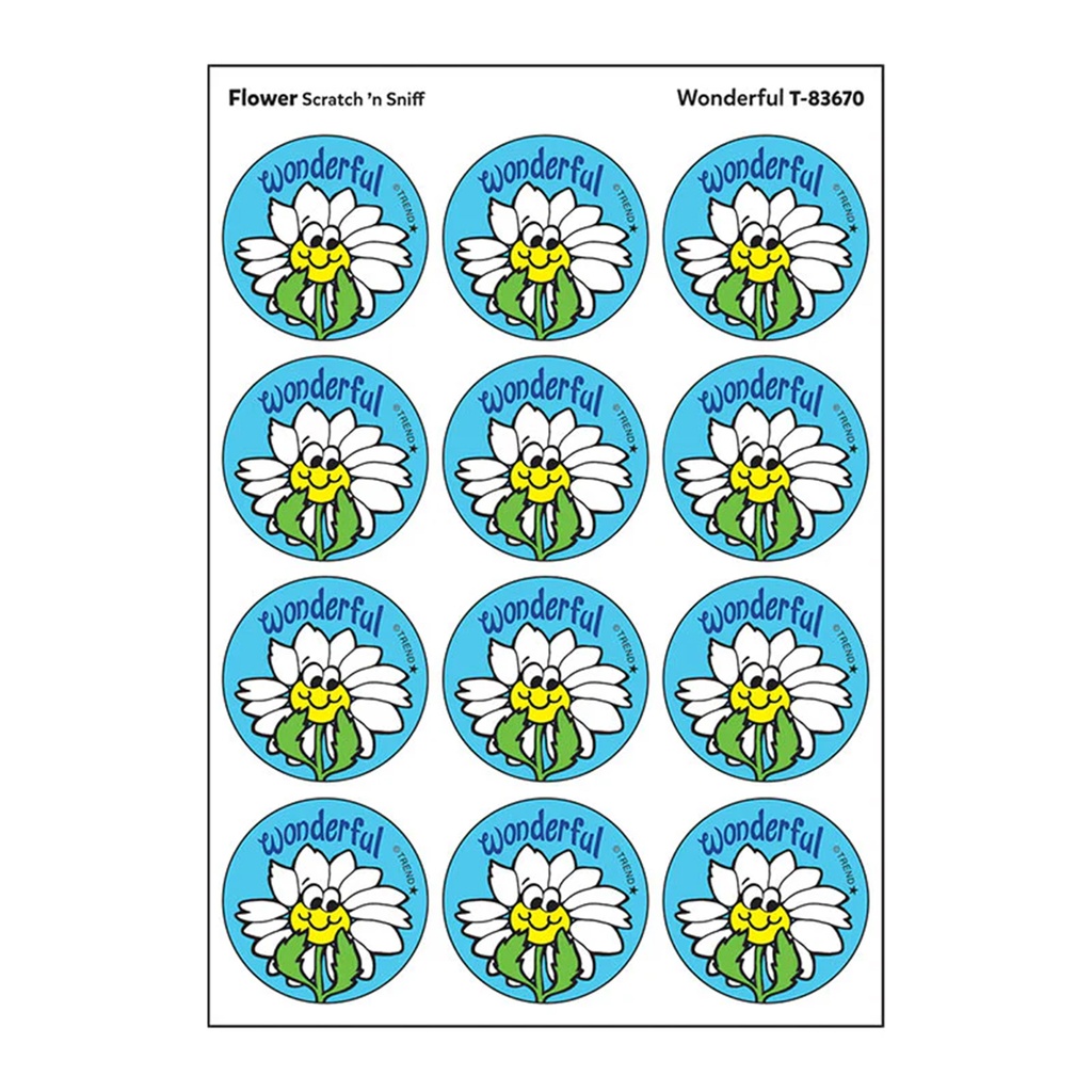 Wonderful Flower Scent Stickers