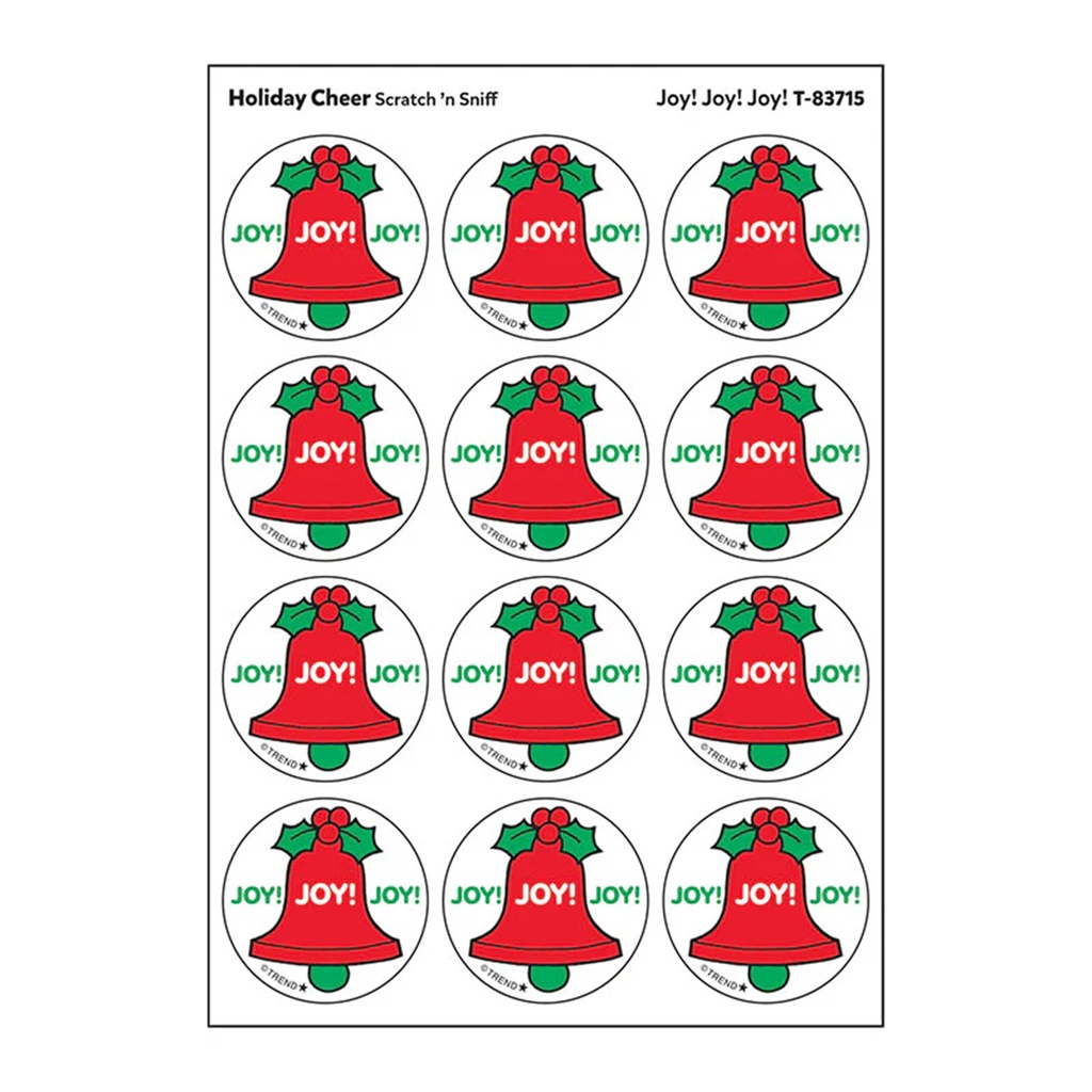 Joy! Joy! Joy! Holiday Cheer Scent Stickers