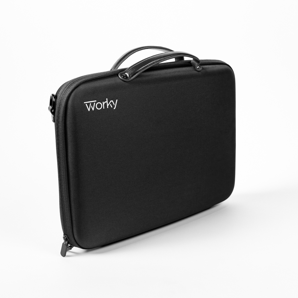 Office Everywhere Black Portable Briefcase Workstation