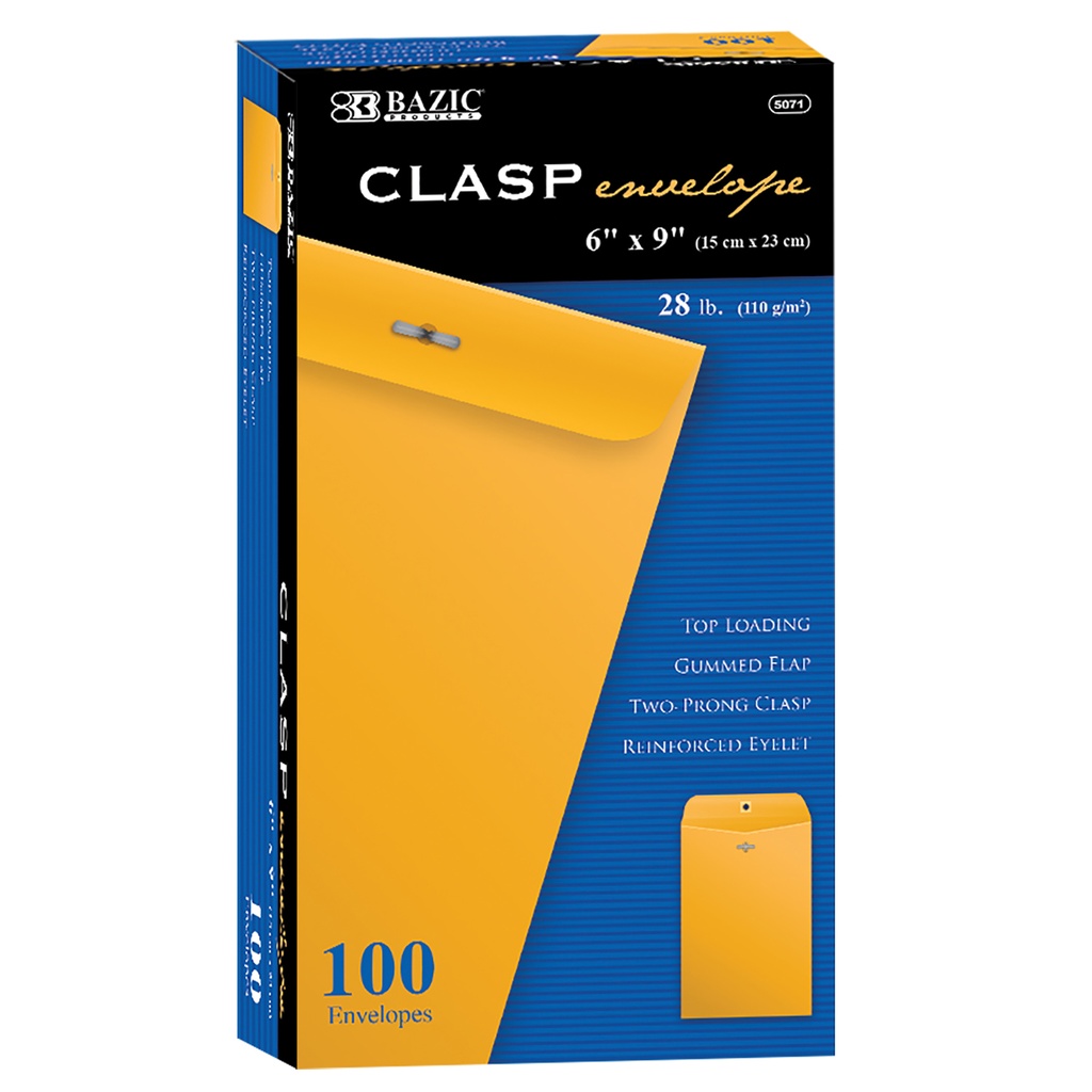 Reusable Clasp Envelopes 100ct