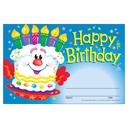 TREND® Happy Birthday Cake Recognition Awards — 30/Pack, 5.5" × 8.5"