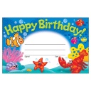 Trend Enterprises® Happy Birthday! Sea Buddies® Recognition Awards — Birthday Certificates