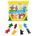 Character Tip Shaped Limited Edition 8ct Crayons