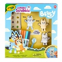 Scribble Scrubbie Bluey Deluxe 3 Count Set