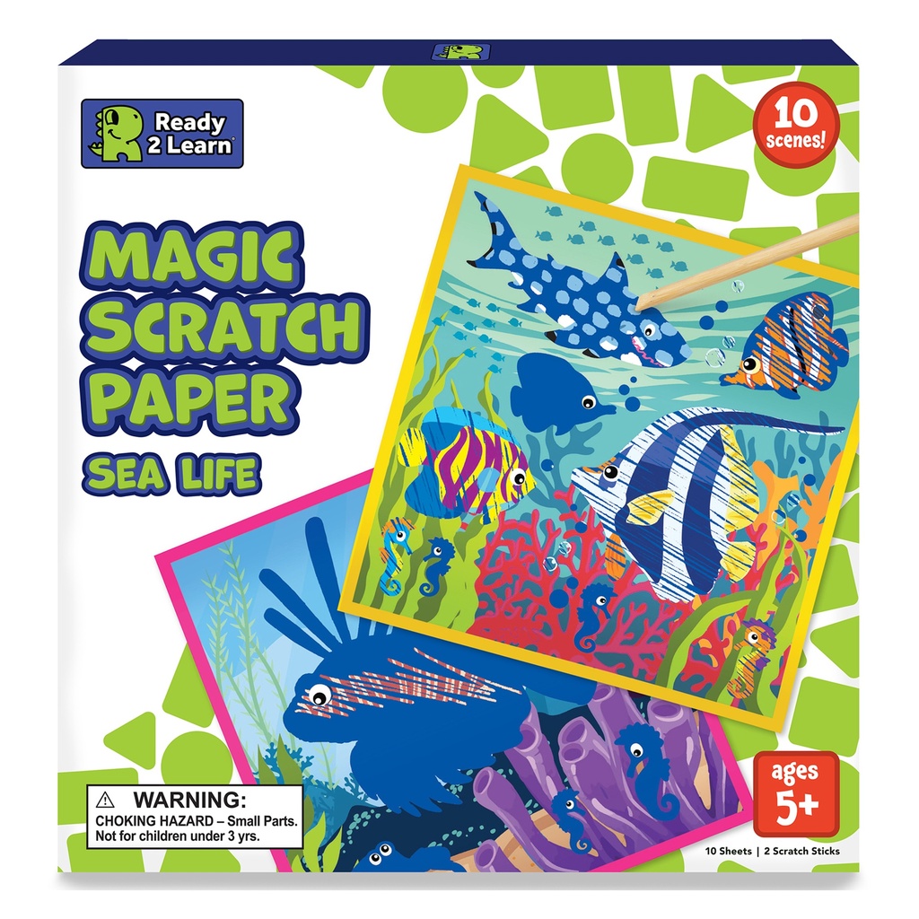 Sea-Life Magic Scratch Paper