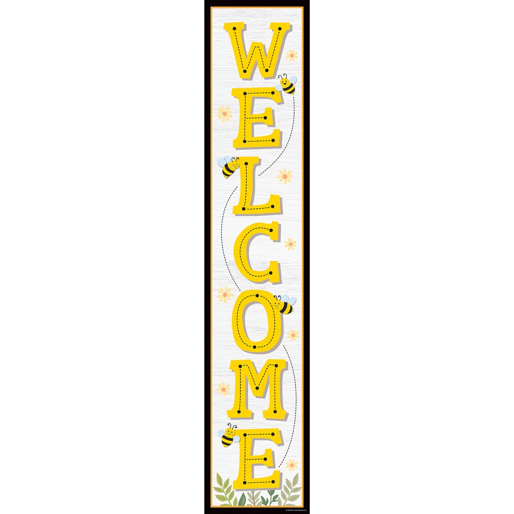Buzzing Bees Welcome Banner