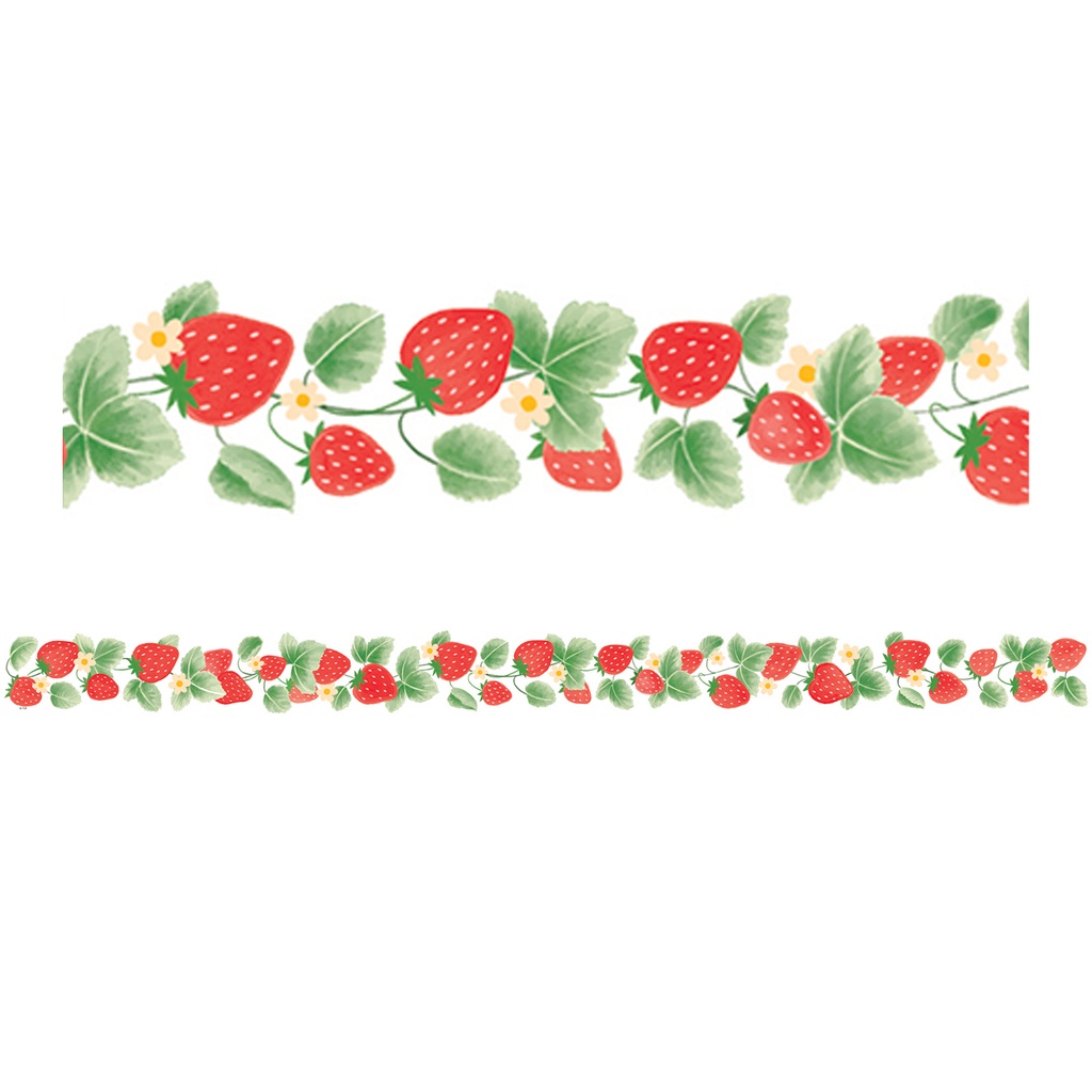Strawberry Patch Die-Cut Border Trim