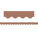 Mocha Scalloped Border Trim