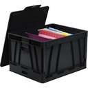 Black Collapsible Crate
