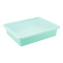 Teal Storage Tray with Lid