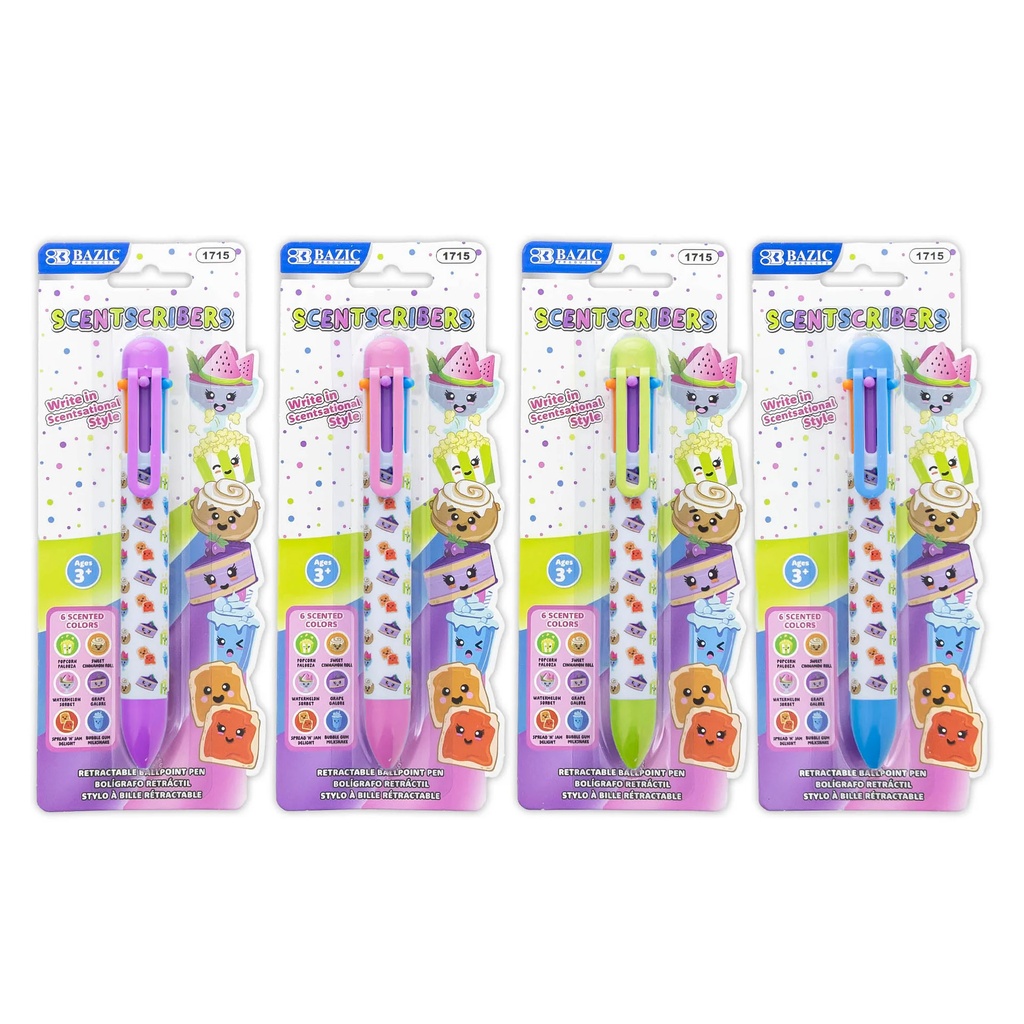 Scented 6 Color Pen