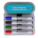 Magnetic Dry Erase Organizer with Magnetic Eraser & 4 Markers