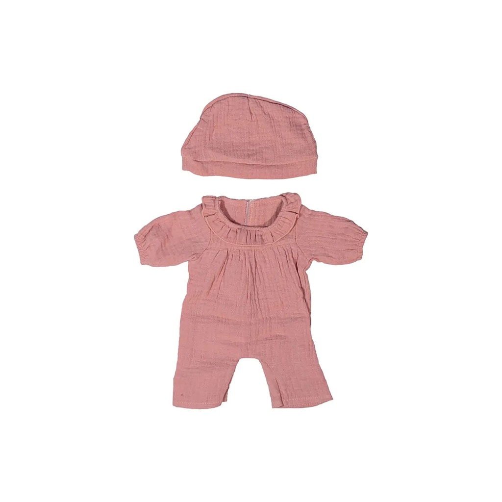 Pink Pajamas with Hat 15" Doll Clothing Set
