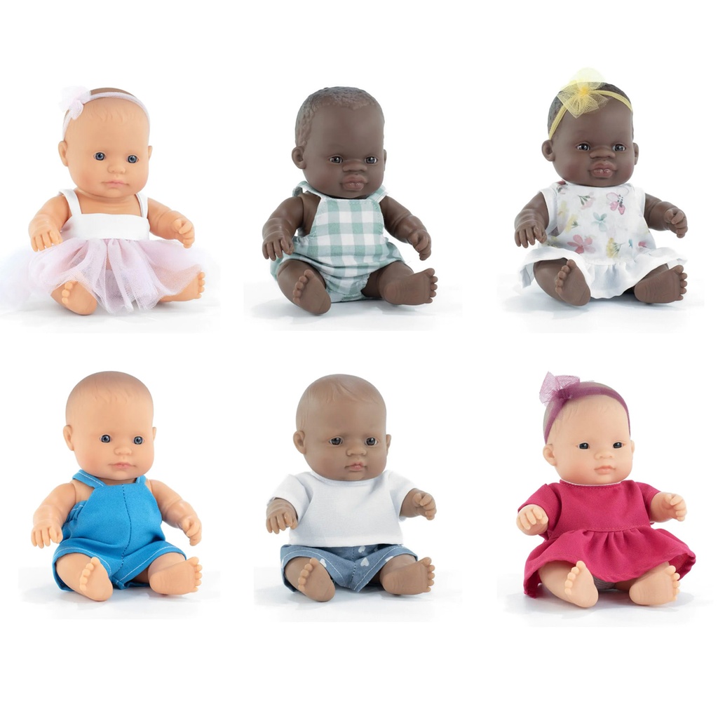 8.25" My Friends & Me Baby Dolls Set of 6
