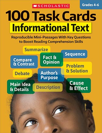 Informational Text 100 Task Card Set