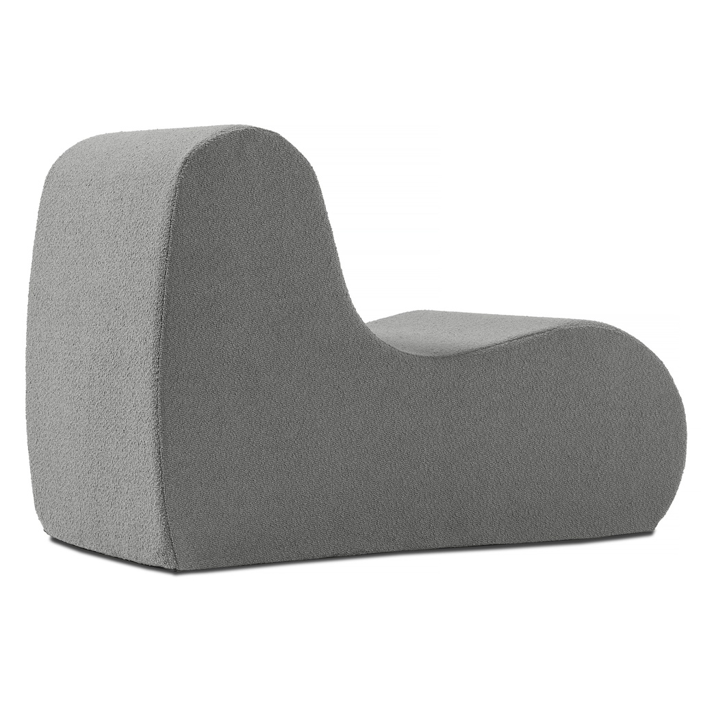 Boucle Uptown Modern Armless Accent Chair