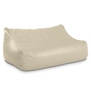 Lozia Loveseat Large Faux-Leather Foam Bean Bag Sofa