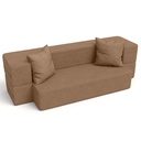 Zenzi Soft Touch Stain-Free Woven Loveseat Twin Convertible Couch/Sleeper