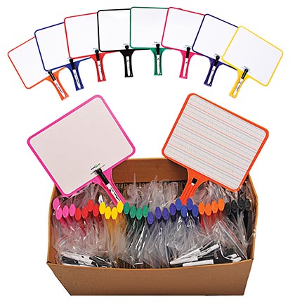 KleenSlate Classroom Set of 32 Rectangle Paddles