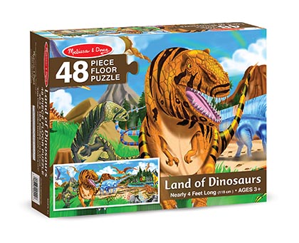 Land of Dinosaurs Floor Puzzle 48 Pieces