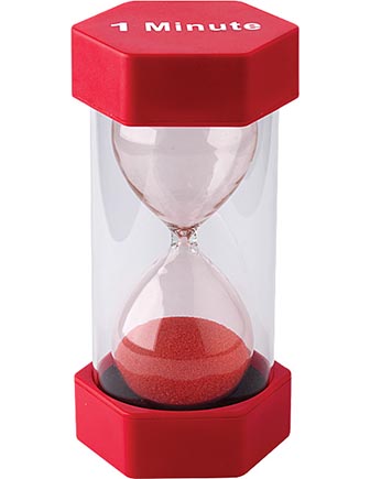 Large One Minute Sand Timer