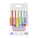 CARIOCA Pastel Washable Highlighters - 6 Pieces — Pastel Washable Highlighters