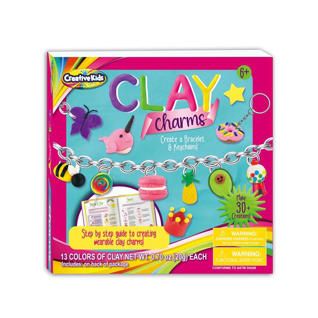 Creative Kids™® Clay Charms - Sculpt Over 30 Various Clay Charms