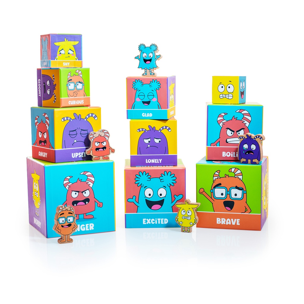 Open the Joy® Tower of Emotions, Kids Emotional Intelligence Building Game — Social-Emotional Learning Tool