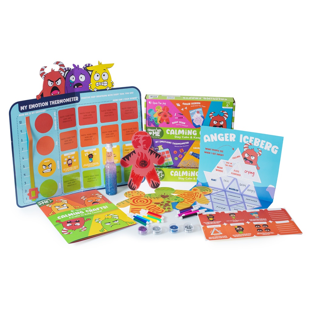 Open the Joy® Calming Crafts Kit for Kids — Social-Emotional Learning Kit