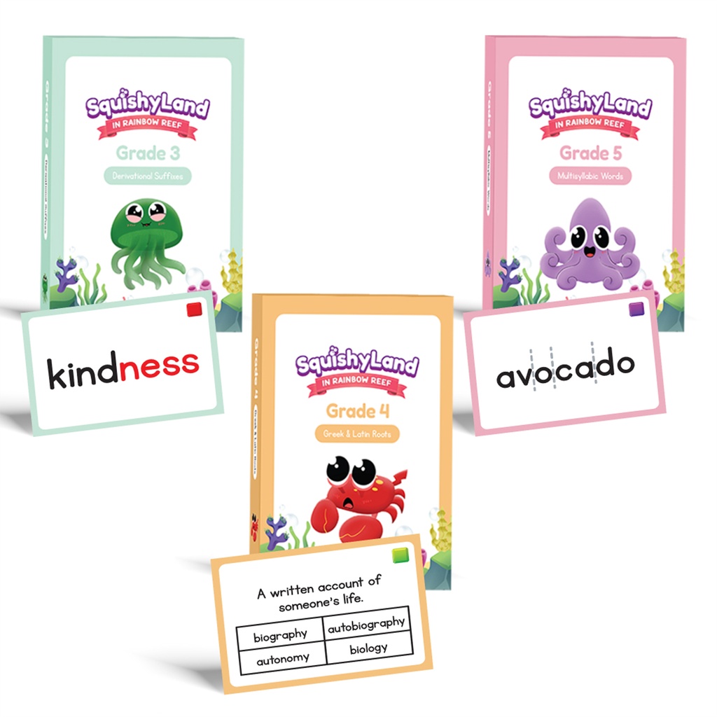 The Fidget Game Ltd® Squishyland Board Game 3-5 Expansion Card Packs — Classroom Resource