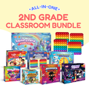 The Fidget Game® 2nd Grade Classroom Bundle — Game-based literacy and math stations that build sight word fluency, digraphs, place value, and time skills through hands-on play